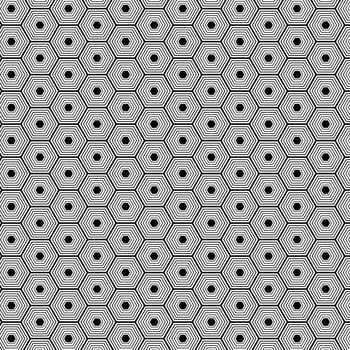 seamless pattern with hexagonal texture vector