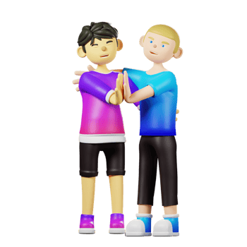 Friendship Holding Each other png