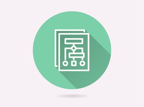 Wireframe icon for graphic and web design. vector