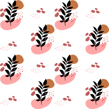 Botanical Boho Seamless Pattern png
