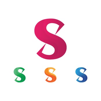 Business corporate letter S logo design vector. vector