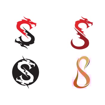 Business corporate letter S logo design vector. vector