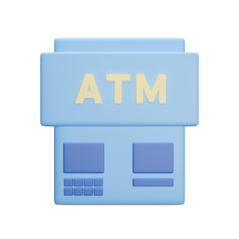 Money machine rendering png