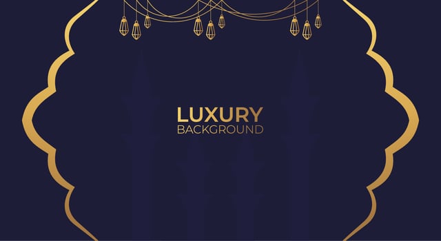 Luxury Islamic background with golden Arabic pattern Islamic eastern style Arabic. Ramadan Style Decorative Mandala. Suitable for themes with Islamic nuances vector