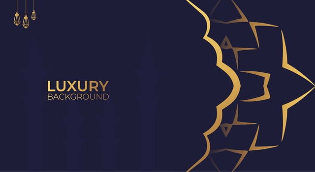 Luxury Islamic background with golden Arabic pattern Islamic eastern style Arabic. Ramadan Style Decorative Mandala. Suitable for themes with Islamic nuances vector
