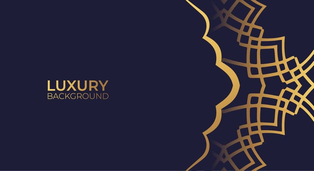 Luxury Islamic background with golden Arabic pattern Islamic eastern style Arabic. Ramadan Style Decorative Mandala. Suitable for themes with Islamic nuances vector