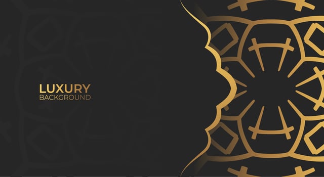 Luxury Islamic background with golden Arabic pattern Islamic eastern style Arabic. Ramadan Style Decorative Mandala. Suitable for themes with Islamic nuances vector