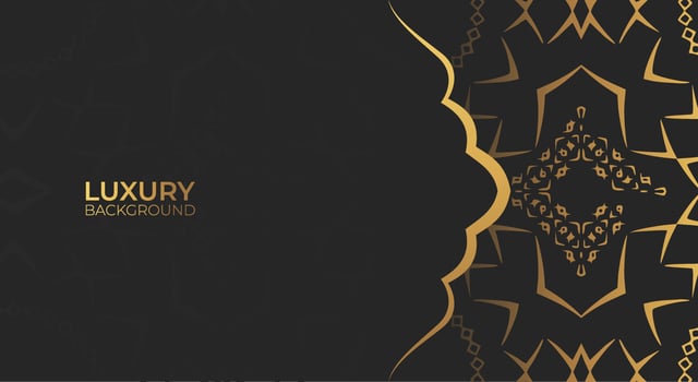 Luxury Islamic background with golden Arabic pattern Islamic eastern style Arabic. Ramadan Style Decorative Mandala. Suitable for themes with Islamic nuances vector