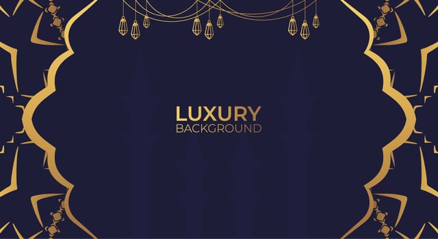 Luxury Islamic background with golden Arabic pattern Islamic eastern style Arabic. Ramadan Style Decorative Mandala. Suitable for themes with Islamic nuances vector