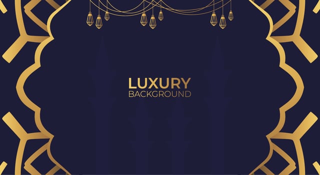 Luxury Islamic background with golden Arabic pattern Islamic eastern style Arabic. Ramadan Style Decorative Mandala. Suitable for themes with Islamic nuances vector