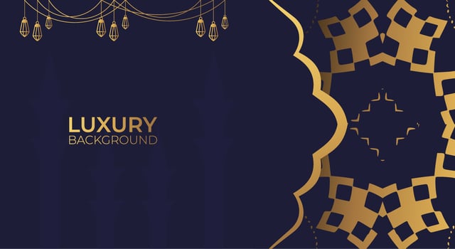 Luxury Islamic background with golden Arabic pattern Islamic eastern style Arabic. Ramadan Style Decorative Mandala. Suitable for themes with Islamic nuances vector