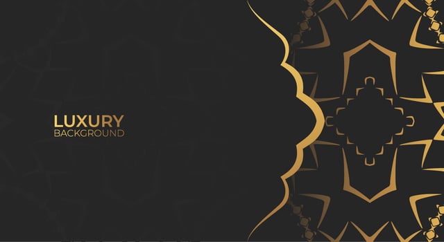 Luxury Islamic background with golden Arabic pattern Islamic eastern style Arabic. Ramadan Style Decorative Mandala. Suitable for themes with Islamic nuances vector