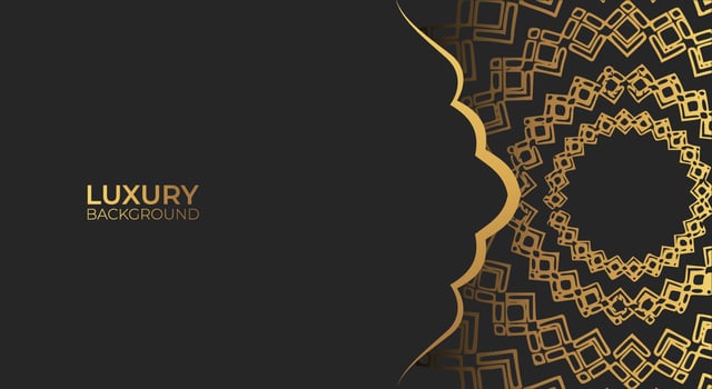 Luxury Islamic background with golden Arabic pattern Islamic eastern style Arabic. Ramadan Style Decorative Mandala. Suitable for themes with Islamic nuances vector