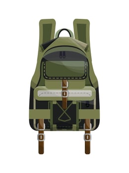 Vector illustrator of Backpack