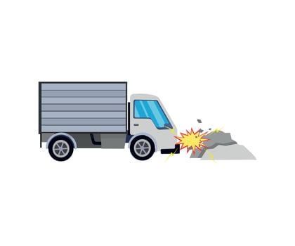 Car Crashes Illustration vector