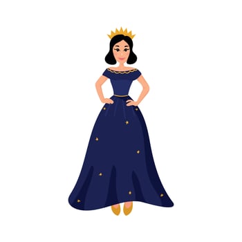 Vector illustrator of  Cartoon princesses