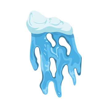 Illustration of icicles vector