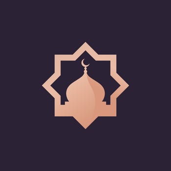 Islamic Mosque Logo Vector Tempalate