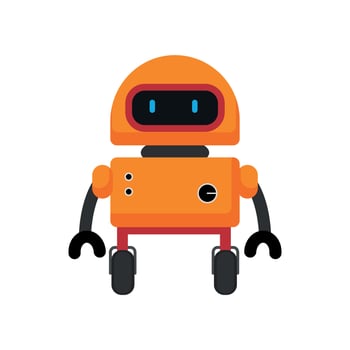 Vector illustrator of  Fantastic Robot