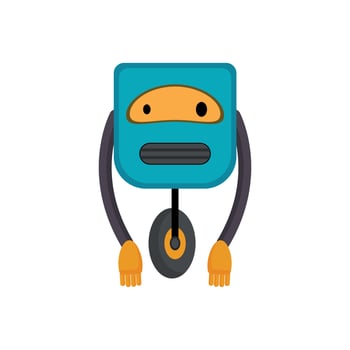 Vector illustrator of  Fantastic Robot