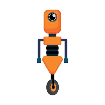 Vector illustrator of  Fantastic Robot