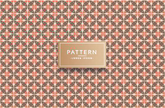 Ornamental pattern design background vector