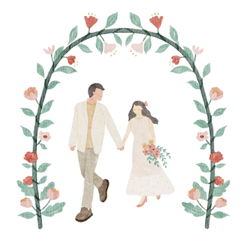 bride groom watercolor png