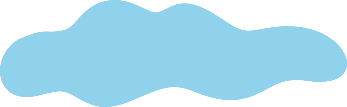 Cute cloud Illustration for design element png