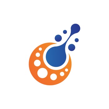 molecule logo vector