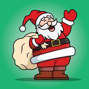 Santa Claus The Illustration vector