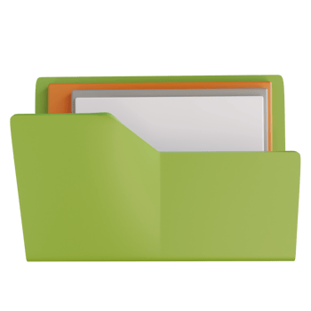 3D illustration folder png