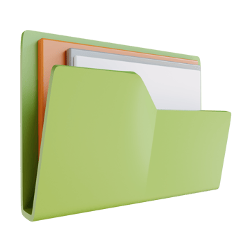 3D illustration folder png