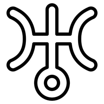 uranus clip art icon vector
