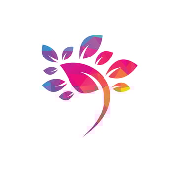 Leaf Logo Template. Tree leaf logo template design vector , icon illustration