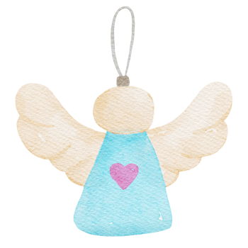 Angel Watercolor Illustration png