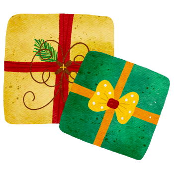 Gifts Watercolor Illustration png