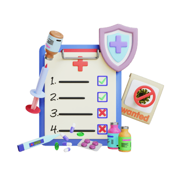 3d render medical healthcare insurance png