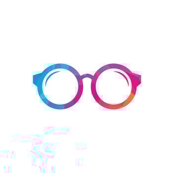 Glasses Logo Design. spectacles icon design template vector. vector