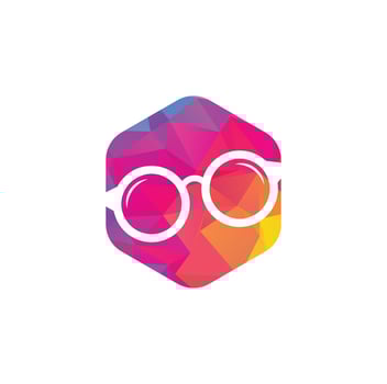 Glasses Logo Design. spectacles icon design template vector. vector