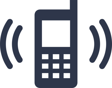 Ringing phone simple icon. Smartphone ringing sign. Smartphone or mobile phone ringing illustration. png