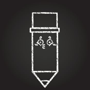 Pencil Chalk Drawing vector