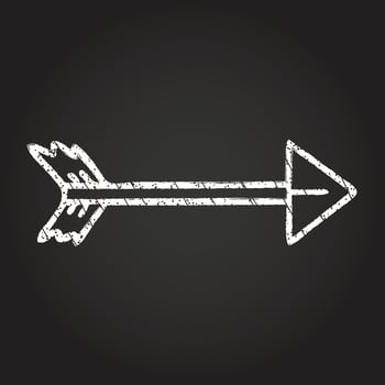 Arrow Chalk Drawing vector