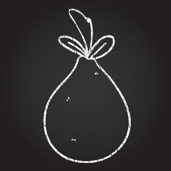 Fruit Chalk Drawing vector