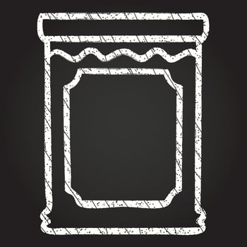 Jam Jar Chalk Drawing vector