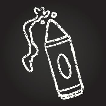 Crayon Chalk Drawing vector