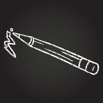 Pencil Chalk Drawing vector