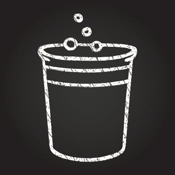 Beer Pint Chalk Drawing vector