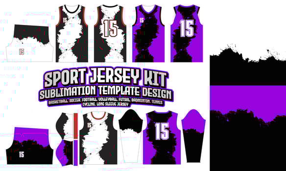 Blood Jersey design Template 176 pattern sublimation t-shirt, Soccer, Football, E-sport, Volleyball, basketball, futsal vector
