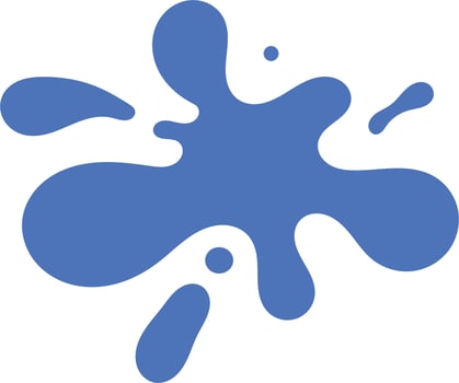 Blue Color Paint Splash vector