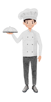 Watercolor illustration Occupation Chef png